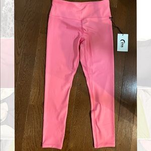 Zyia Pink Metallic Leggings